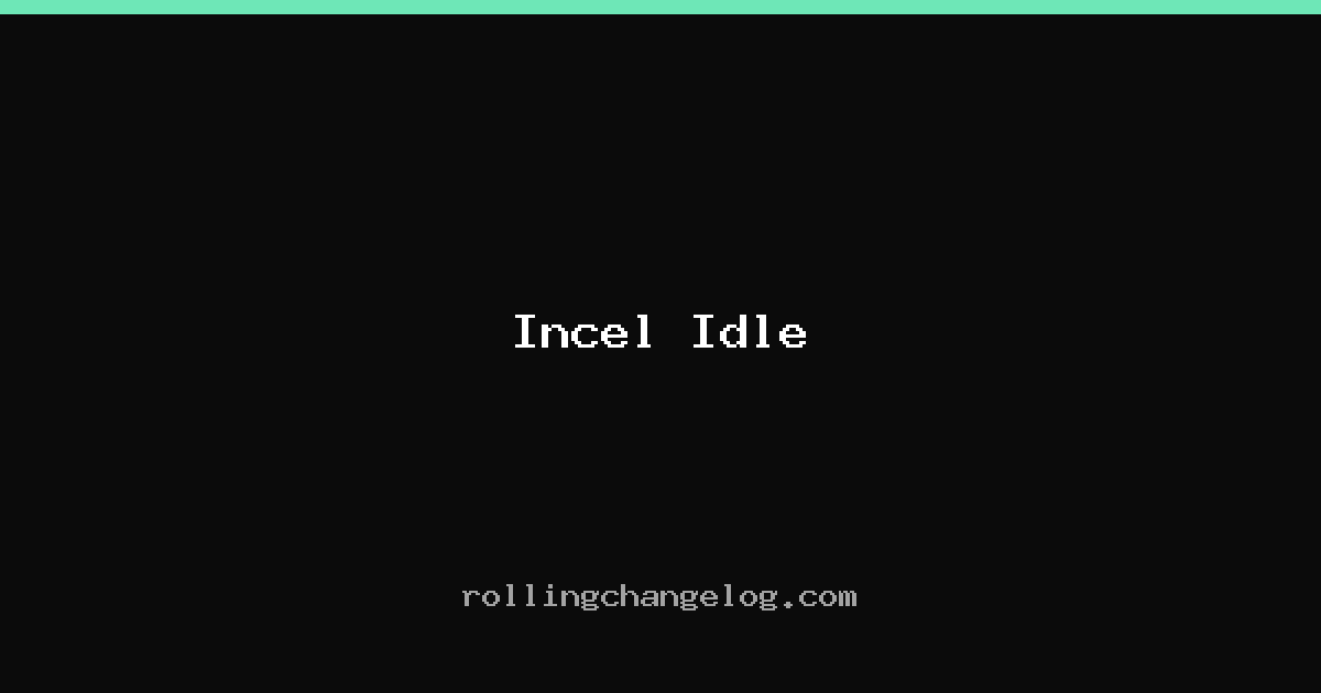 Incel Idle cover
