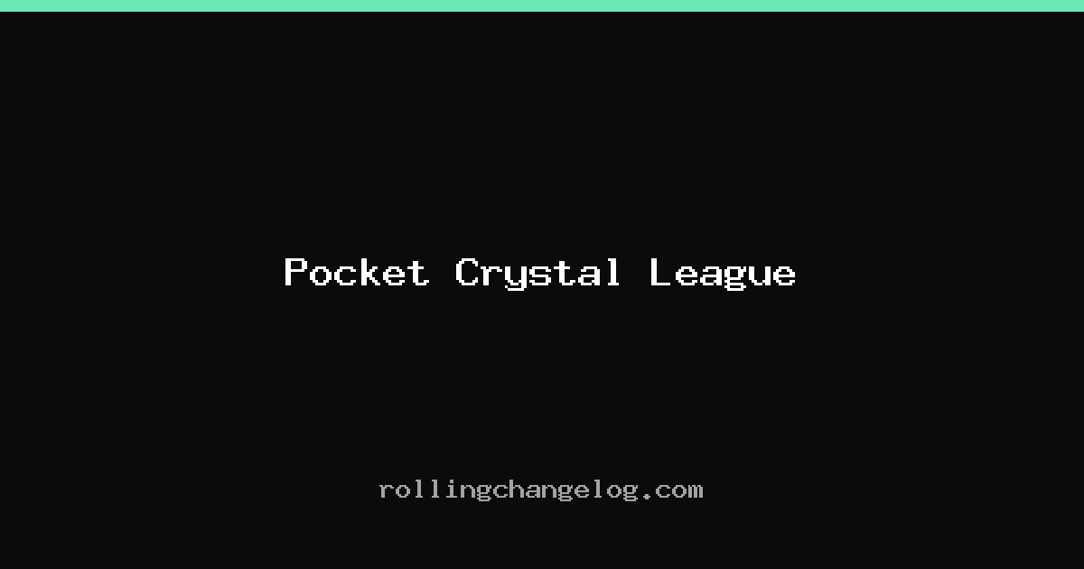 Pocket Crystal League cover