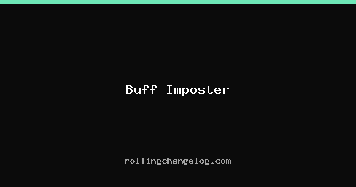 Buff Imposter cover