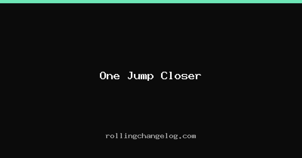 One Jump Closer cover