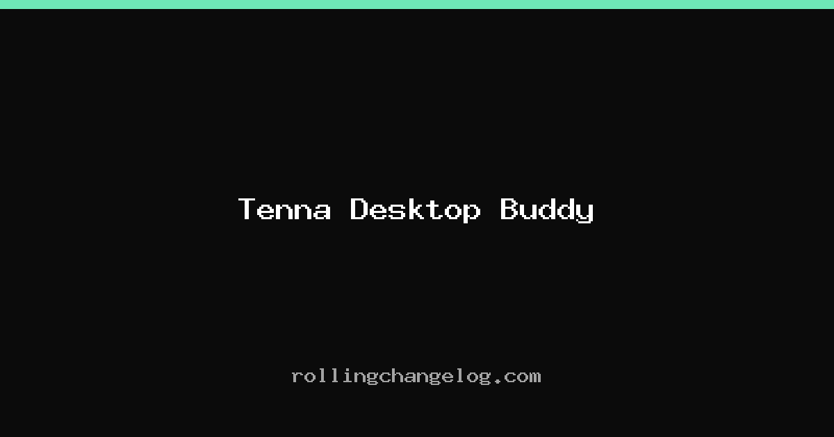 Tenna Desktop Buddy cover
