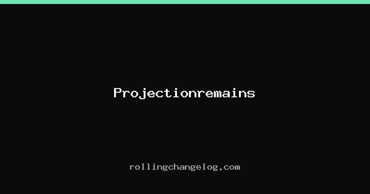 Projectionremains cover