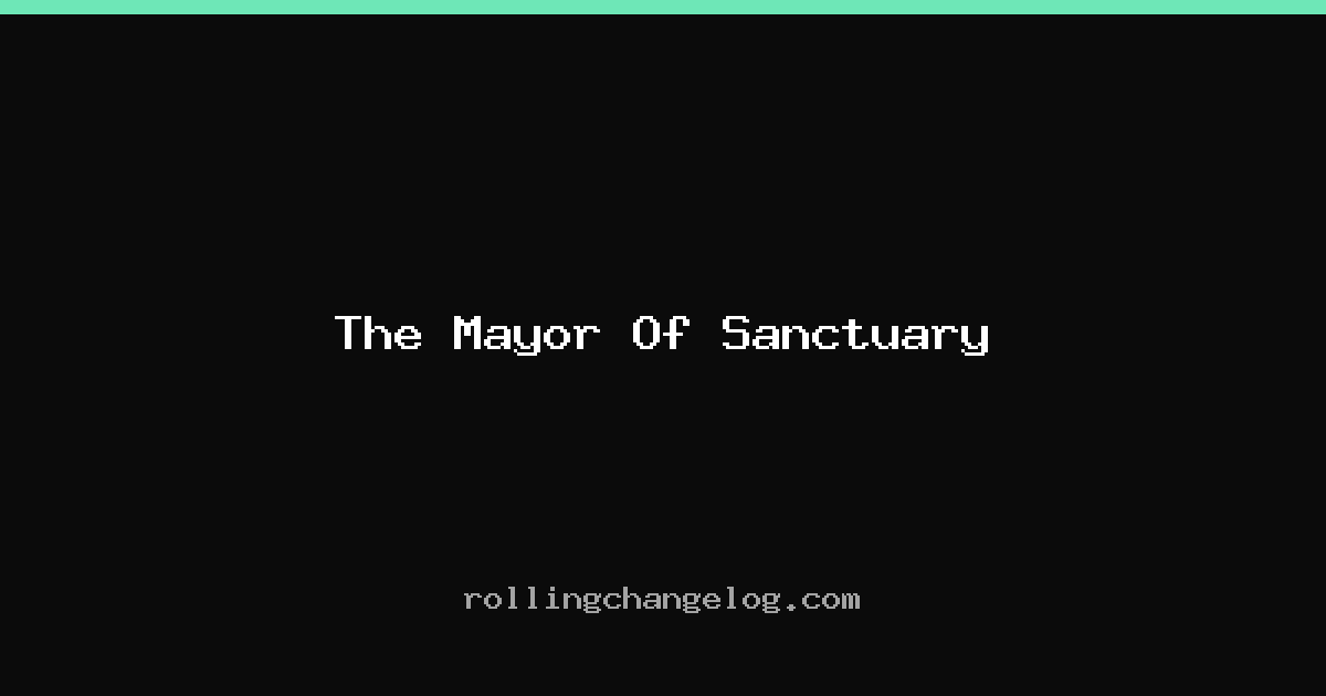 The Mayor Of Sanctuary cover