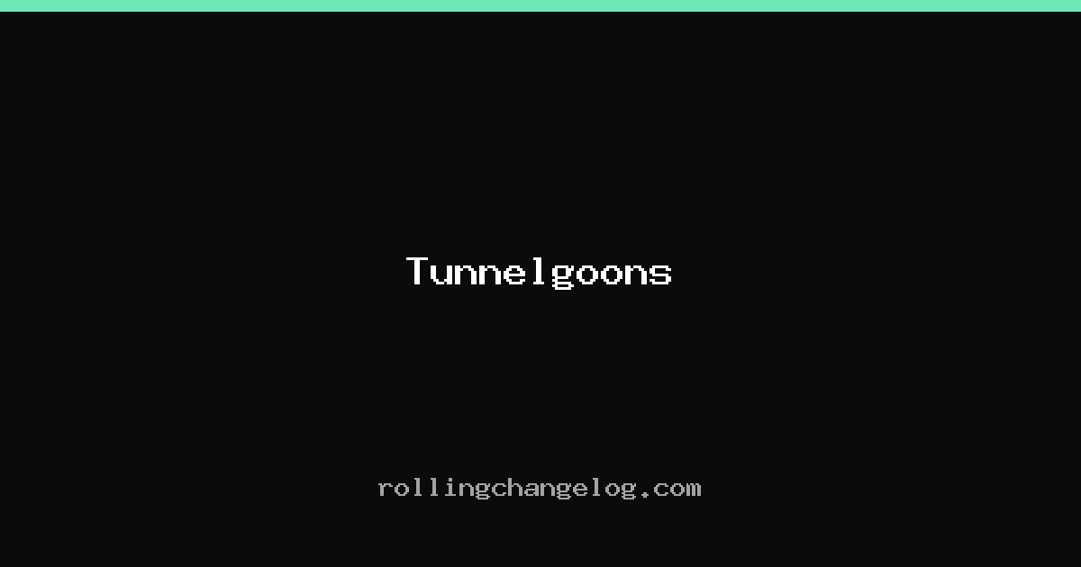 Tunnelgoons cover