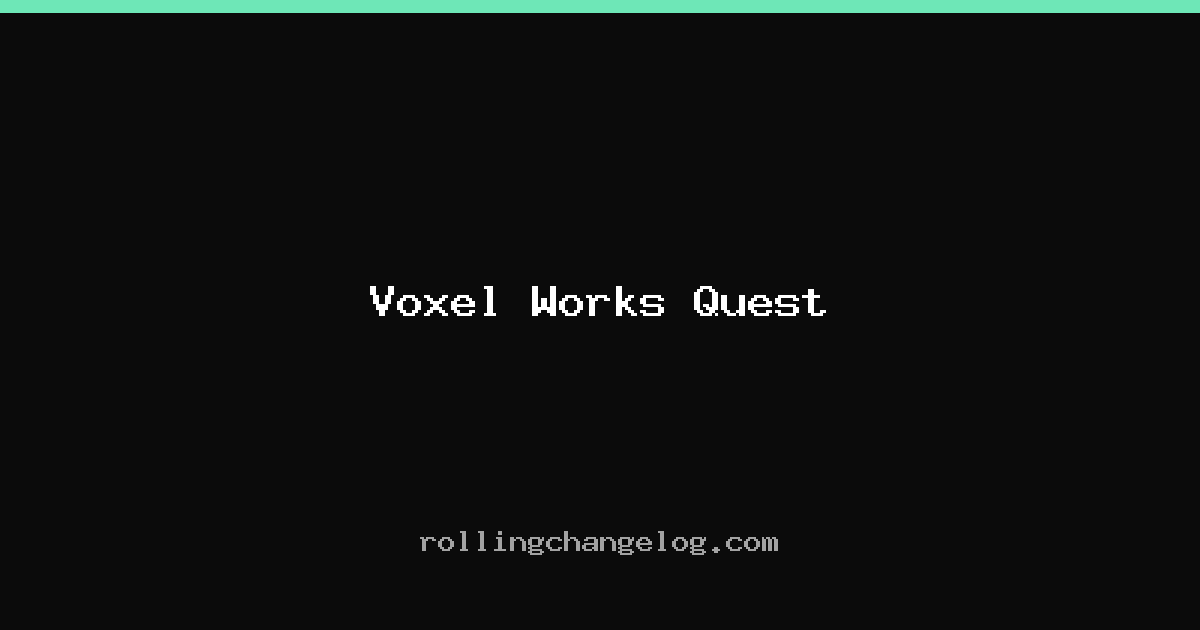 Voxel Works Quest cover