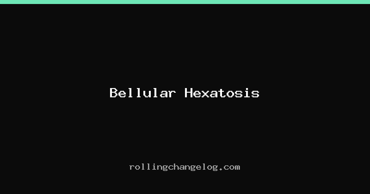 Bellular Hexatosis cover