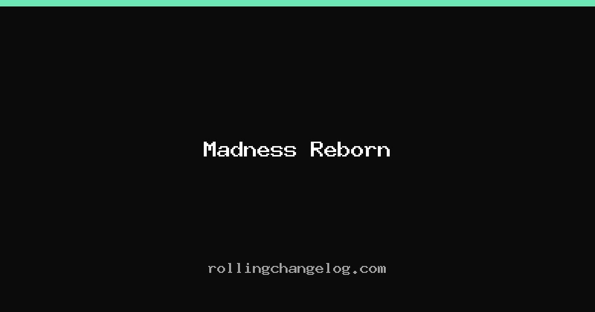 Madness Reborn cover