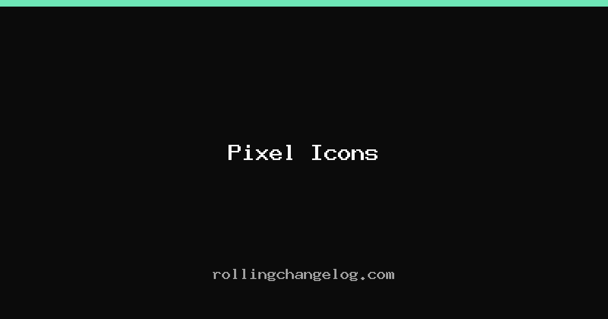 Pixel Icons cover