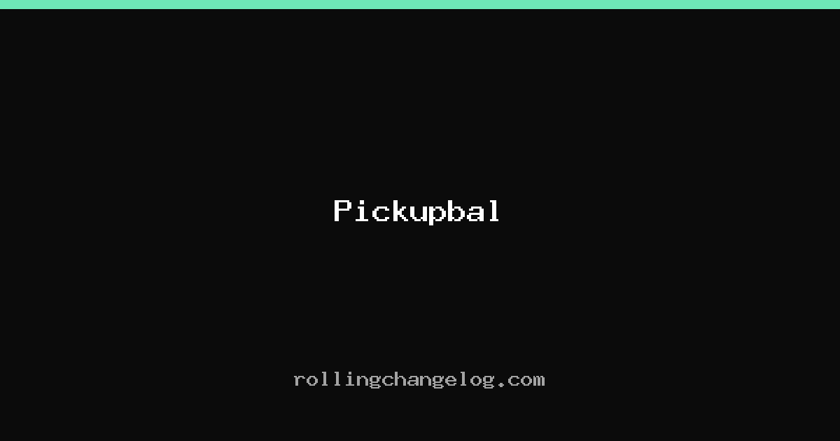 Pickupbal cover