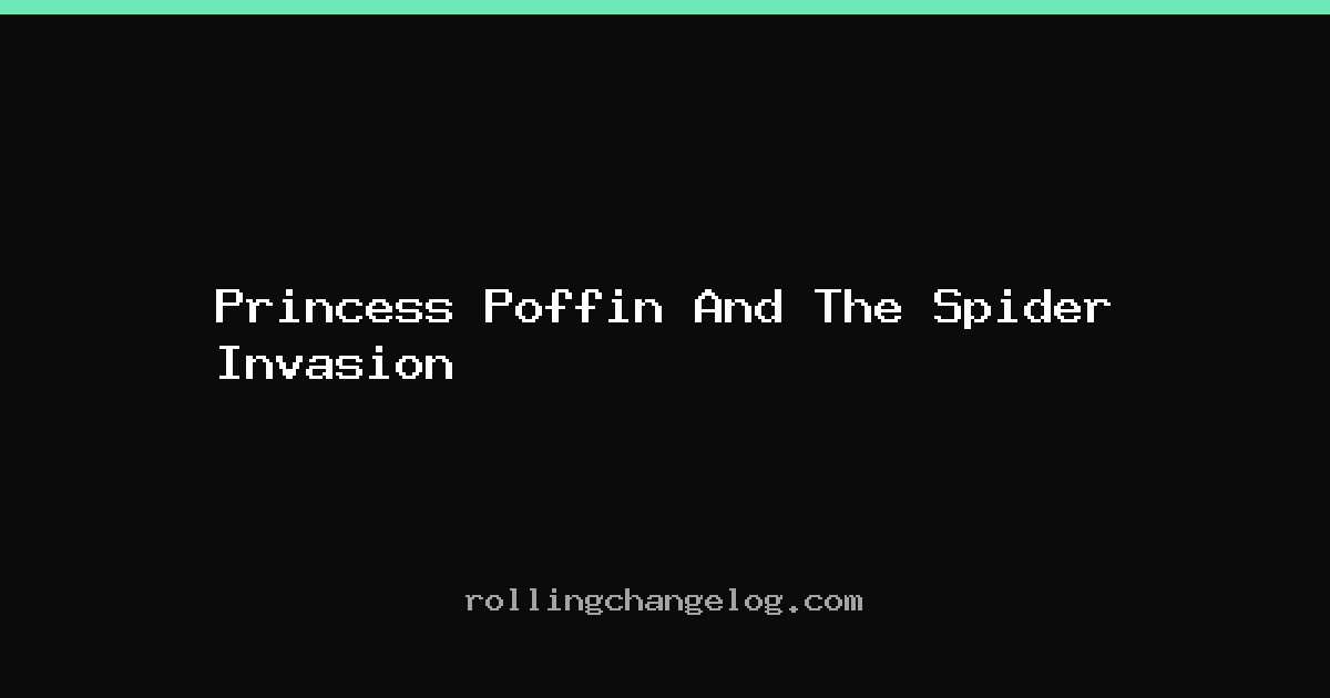 Princess Poffin And The Spider Invasion cover