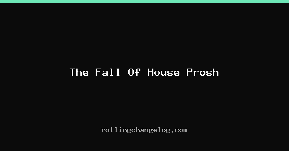 The Fall Of House Prosh cover