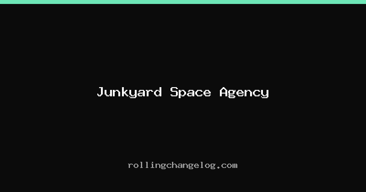 Junkyard Space Agency cover