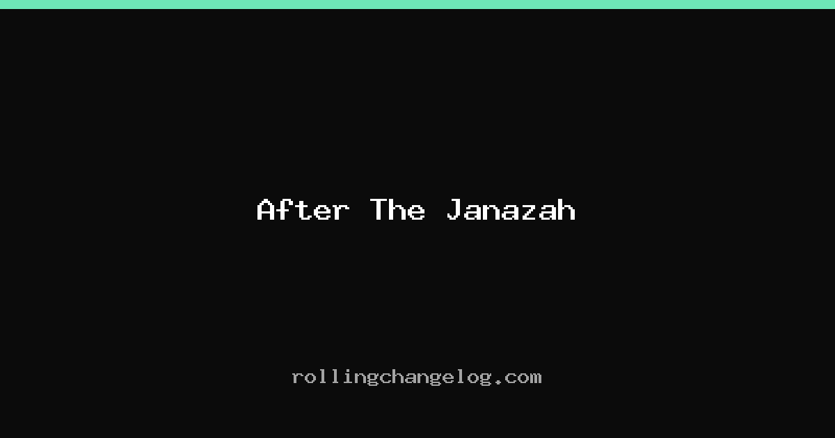 After The Janazah cover