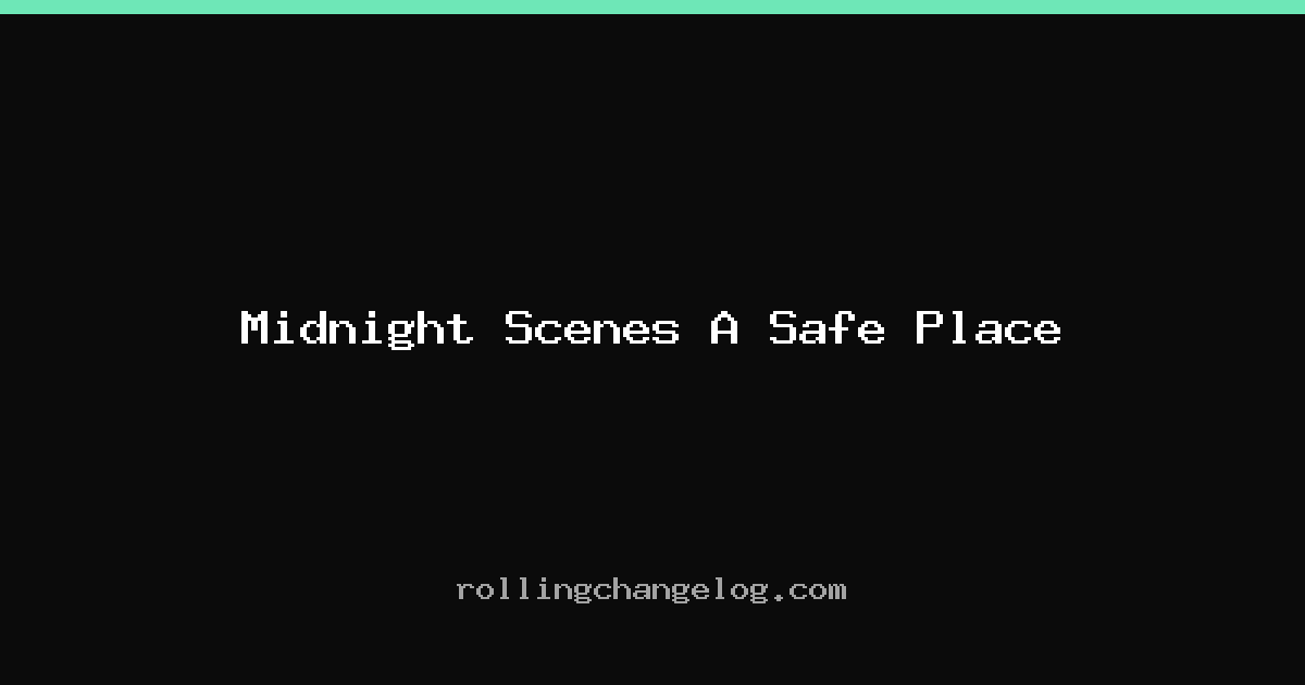 Midnight Scenes A Safe Place cover