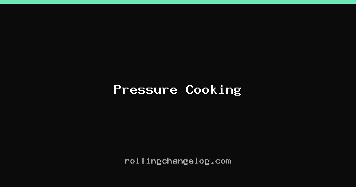 Pressure Cooking cover