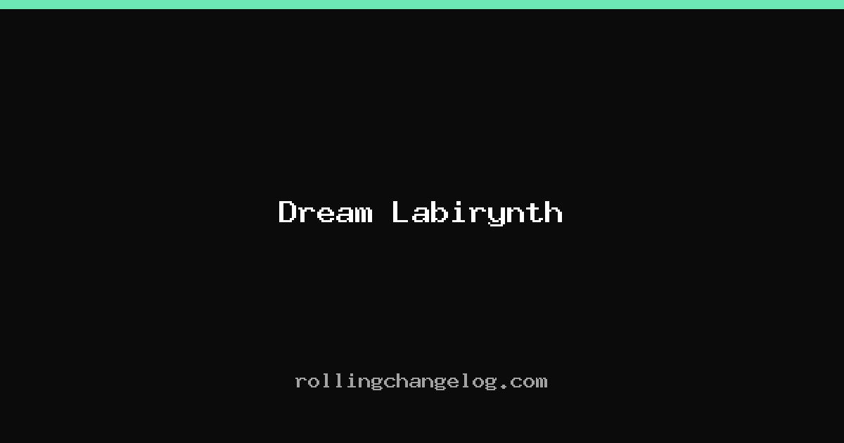 Dream Labirynth cover