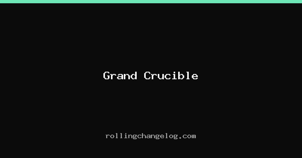 Grand Crucible cover