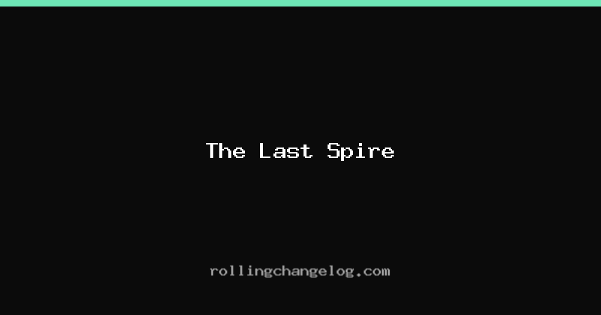 The Last Spire cover
