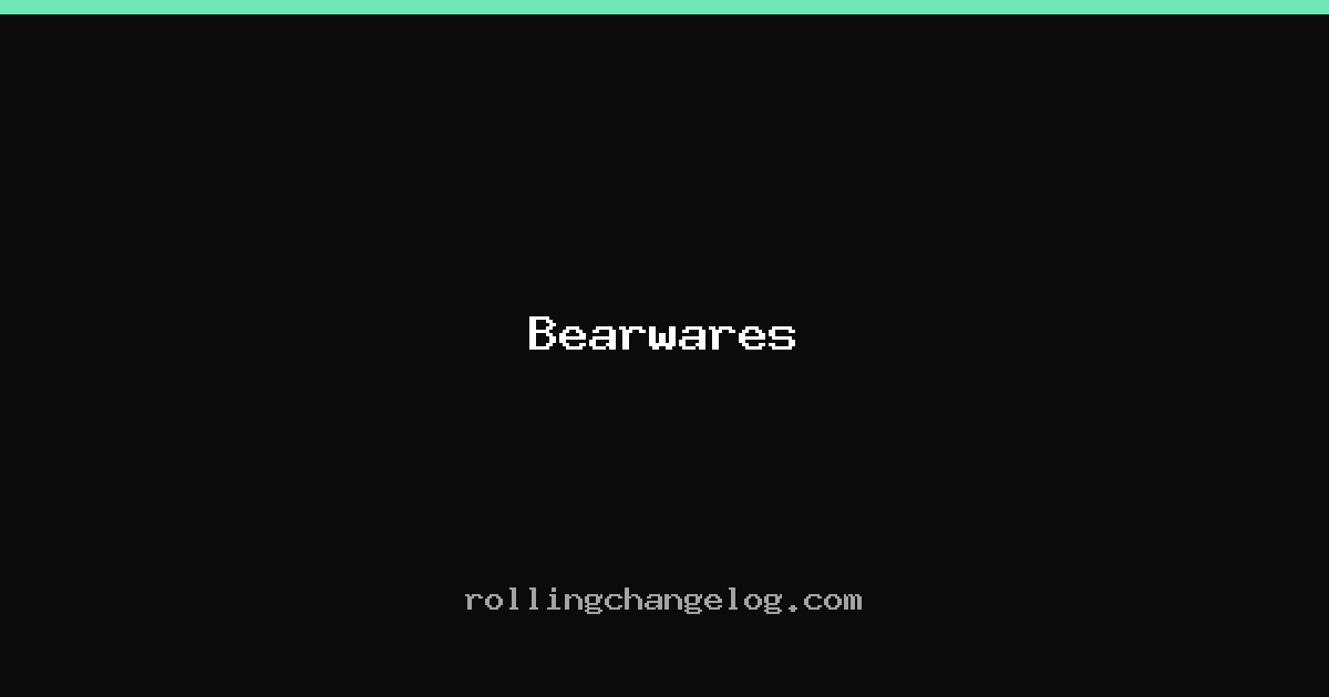 Bearwares cover