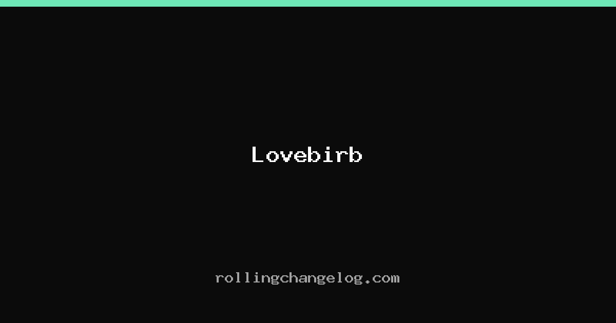Lovebirb cover