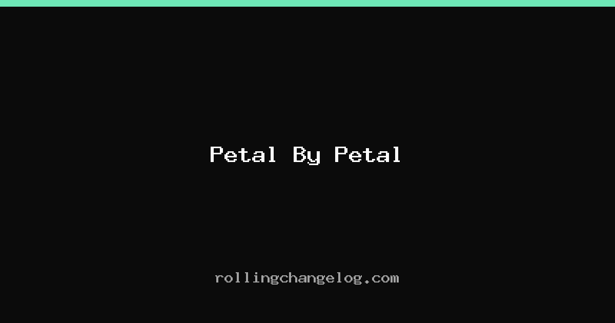 Petal By Petal cover