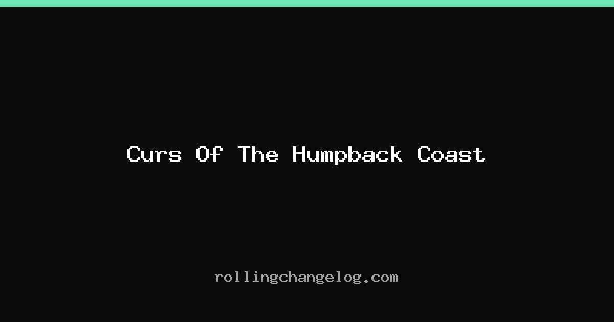 Curs Of The Humpback Coast cover