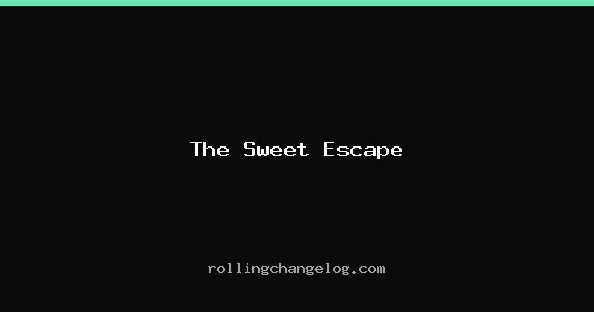 The Sweet Escape cover