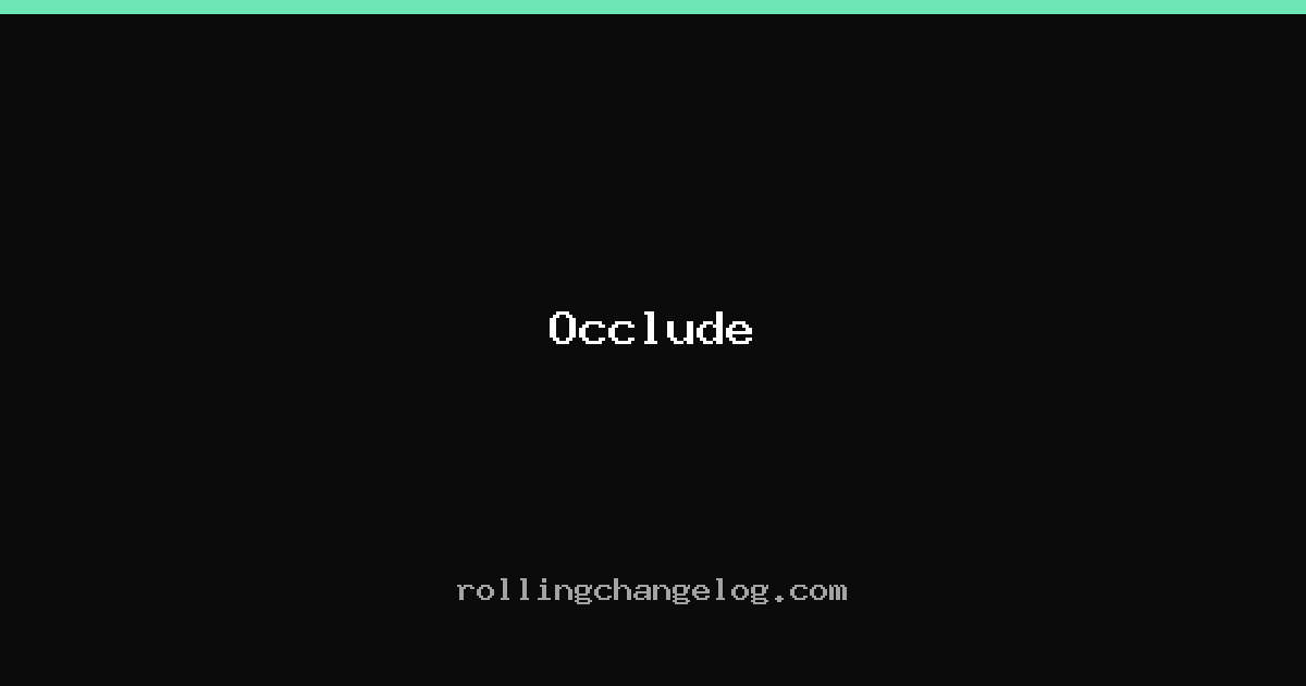 Occlude cover