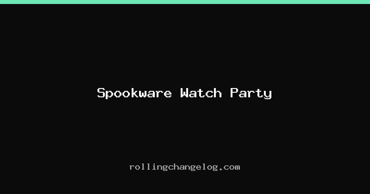 Spookware Watch Party cover