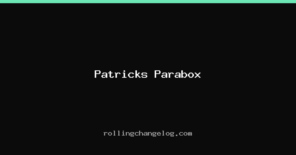 Patricks Parabox cover