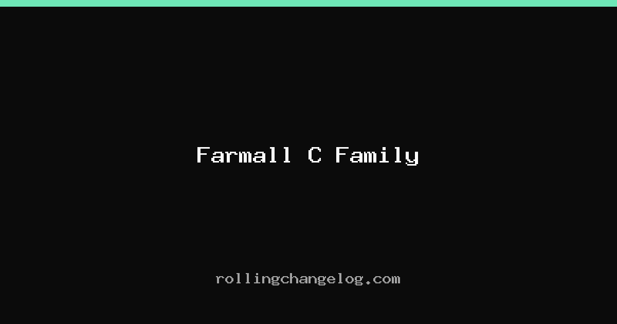 Farmall C Family cover