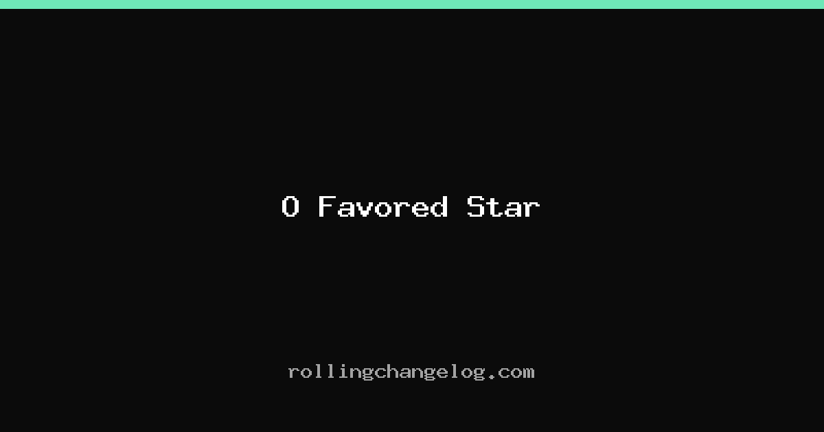 O Favored Star cover