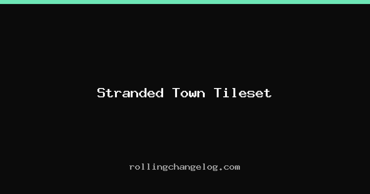 Stranded Town Tileset cover