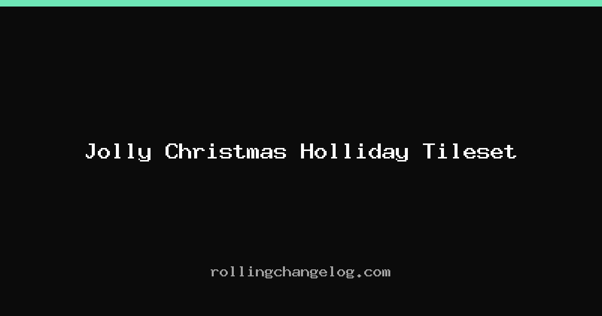 Jolly Christmas Holliday Tileset cover