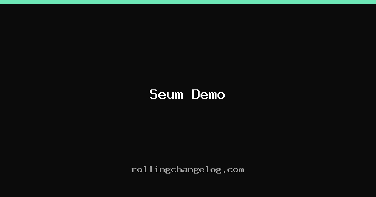 Seum Demo cover
