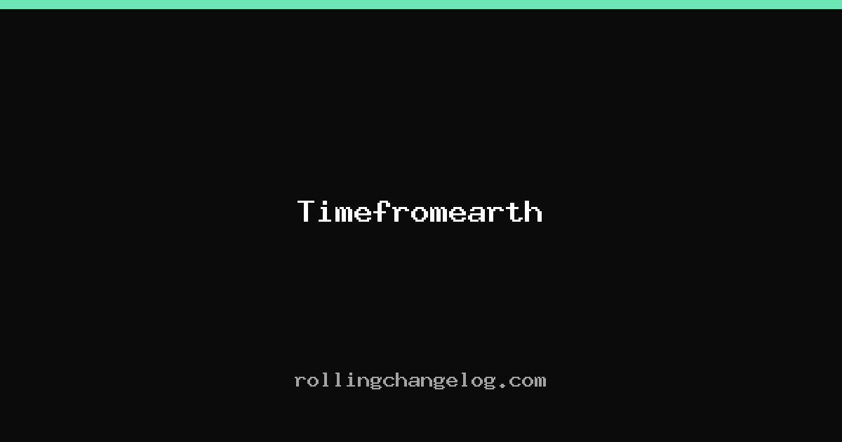Timefromearth cover