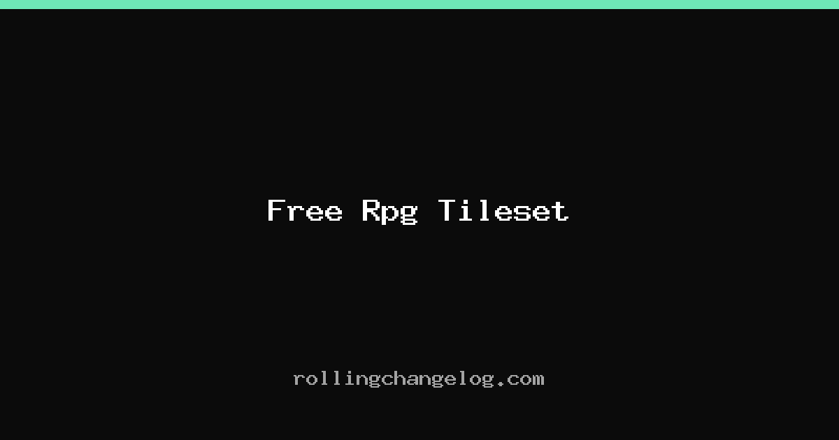 Free Rpg Tileset cover