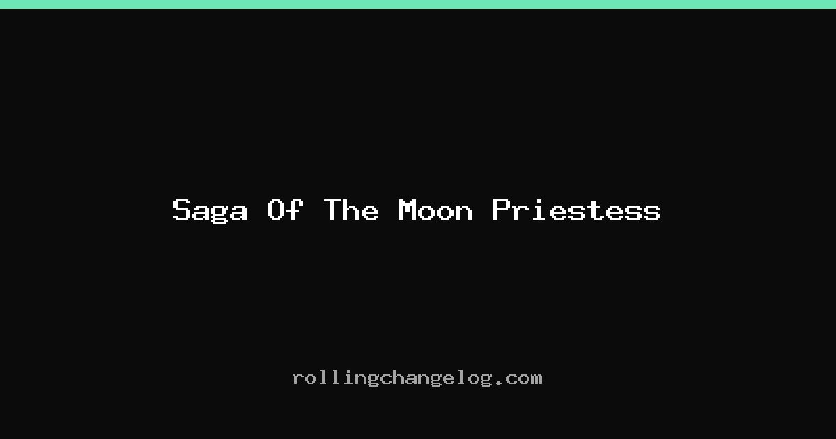 Saga Of The Moon Priestess cover
