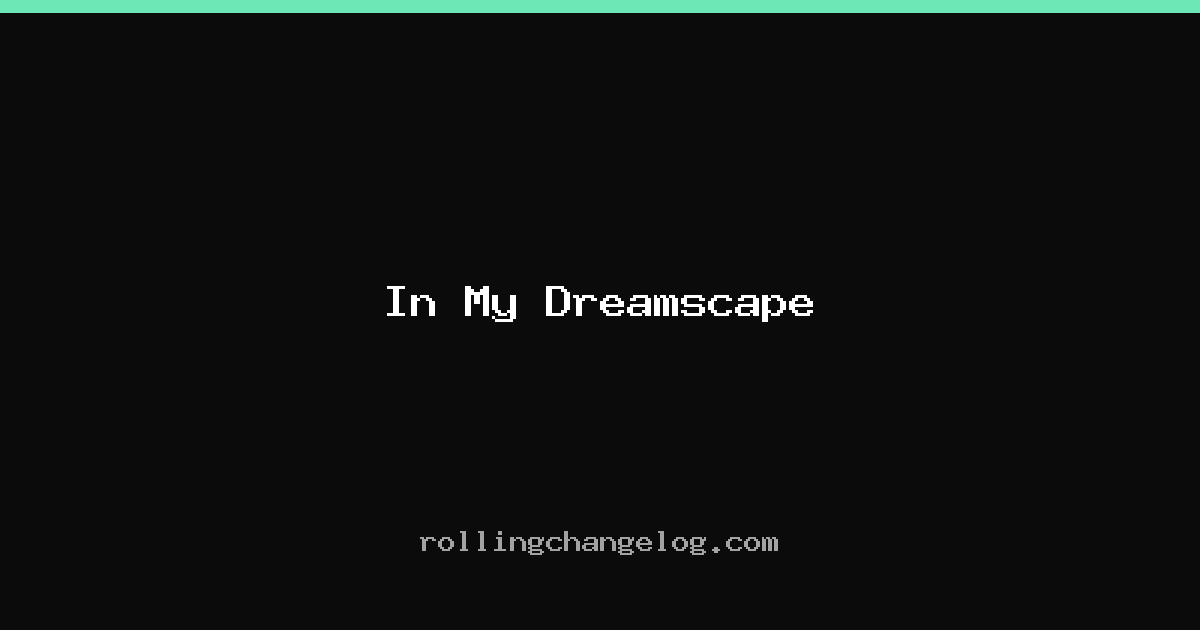 In My Dreamscape cover