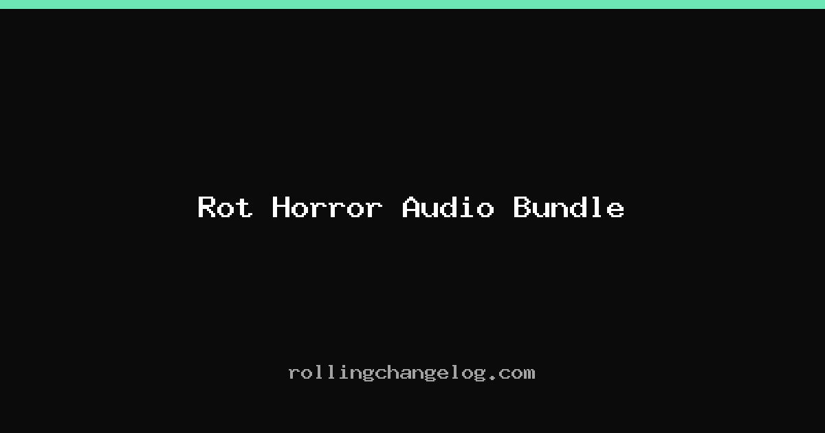 Rot Horror Audio Bundle cover