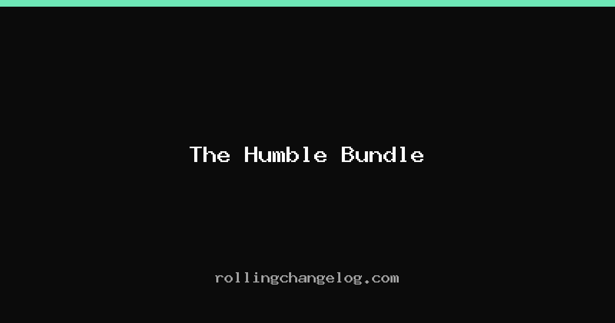 The Humble Bundle cover