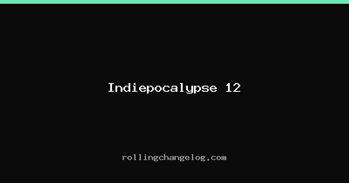 Indiepocalypse 12 cover