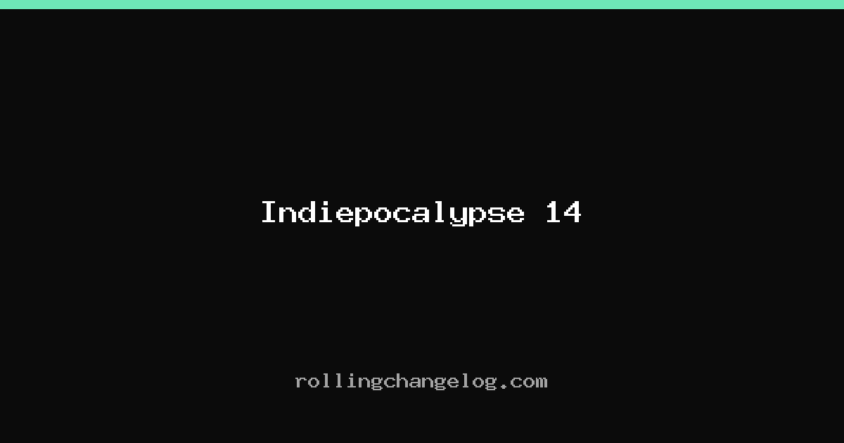 Indiepocalypse 14 cover