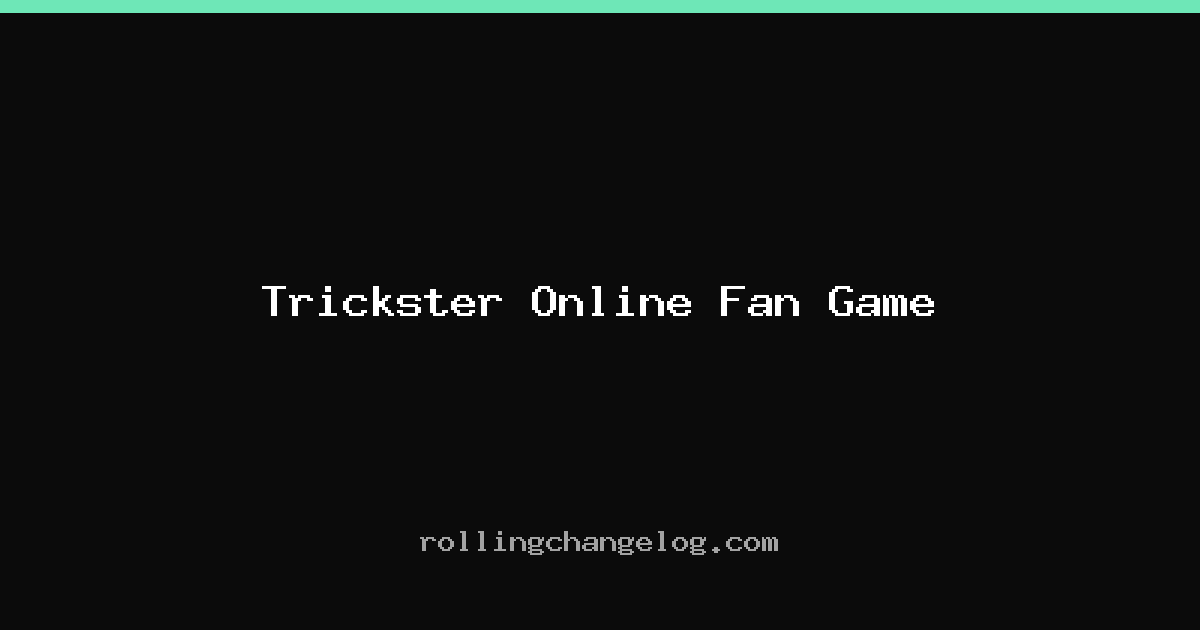 Trickster Online Fan Game cover