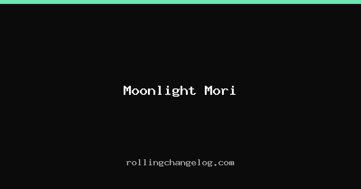 Moonlight Mori cover
