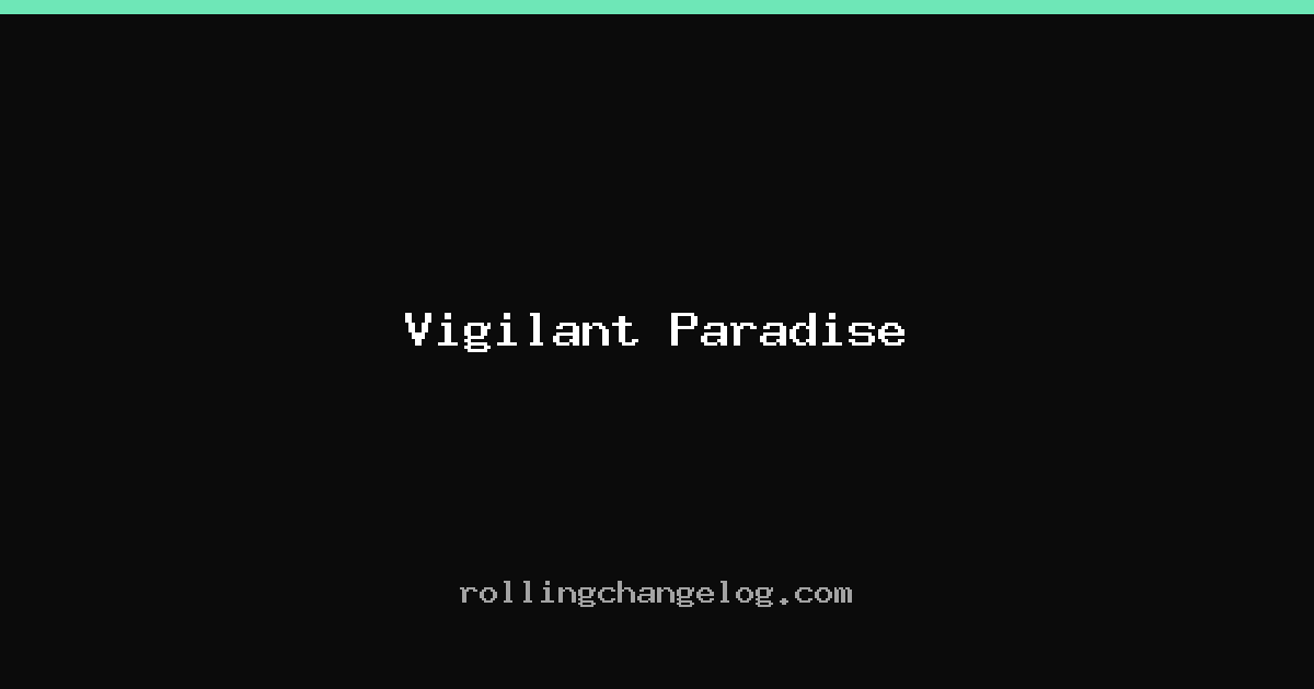 Vigilant Paradise cover