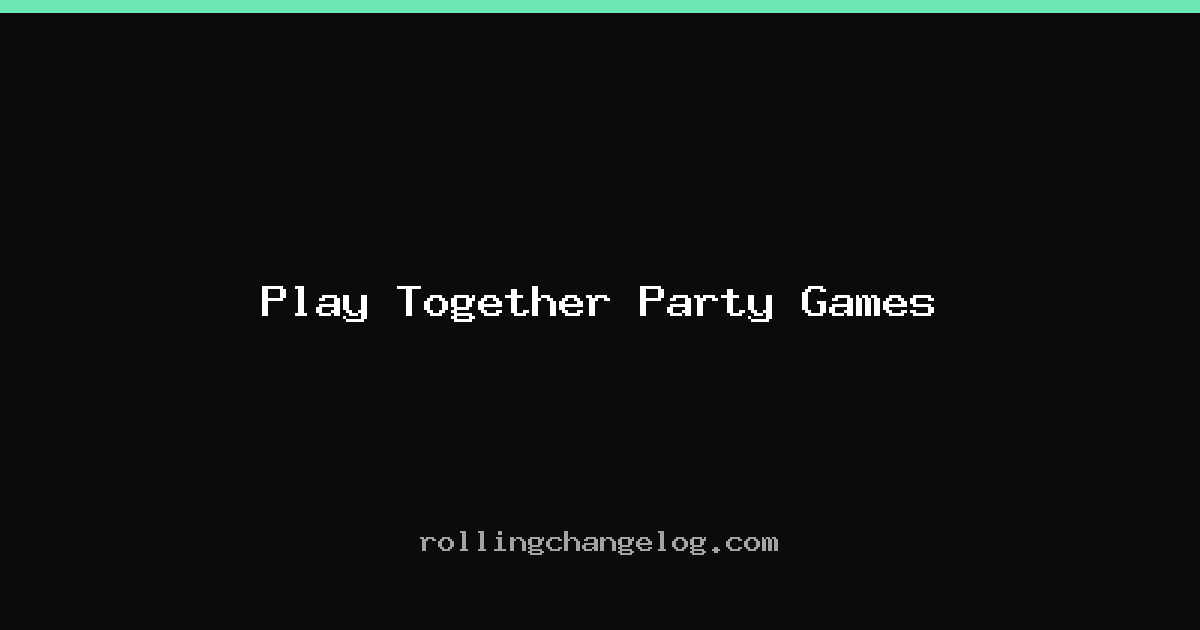 Play Together Party Games cover