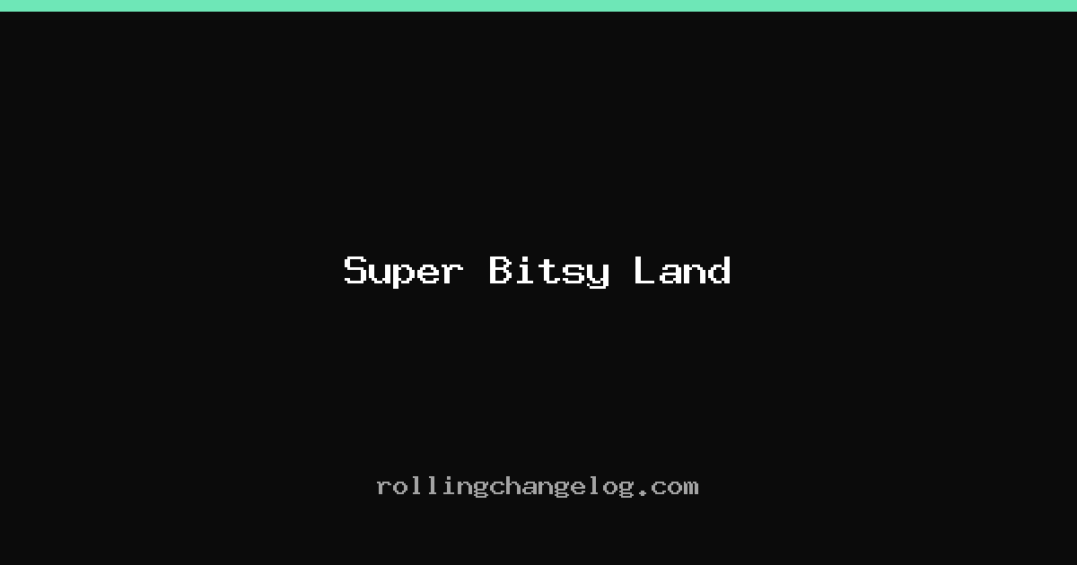 Super Bitsy Land cover