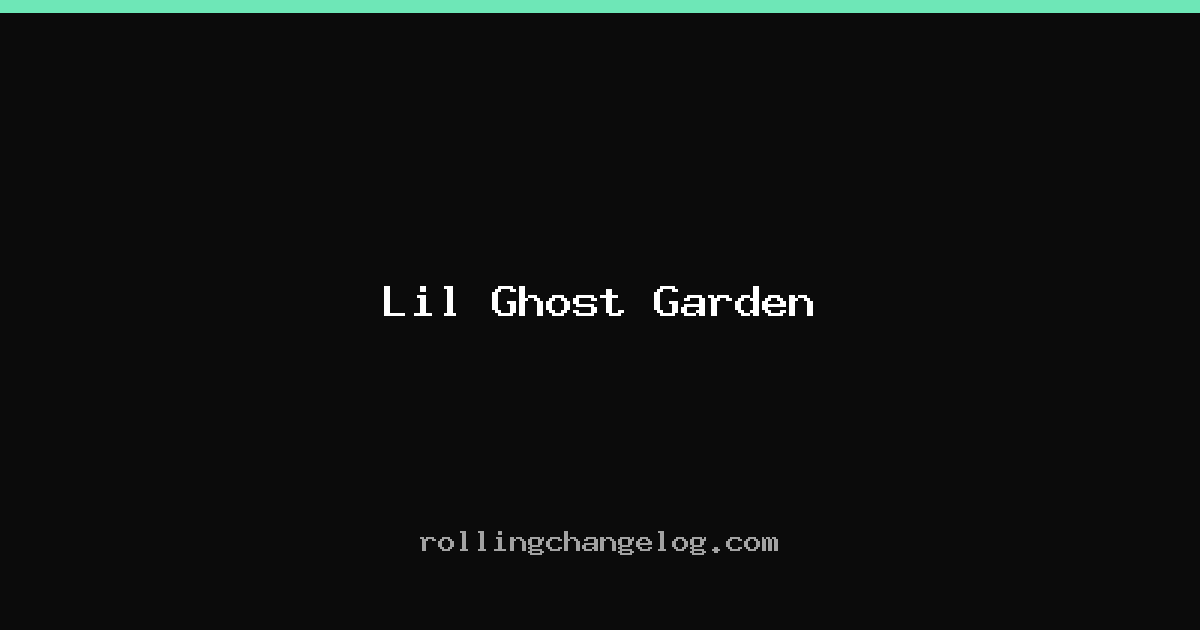 Lil Ghost Garden cover