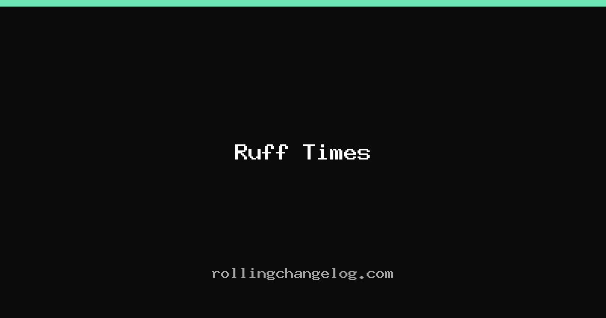 Ruff Times cover